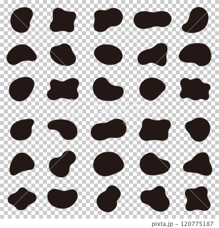 Vector illustration of simple and stylish abstract shape ornament material 120775187
