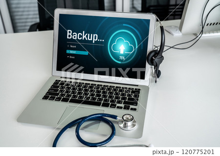 Backup Storage Data Internet Technology Business concept snugly 120775201