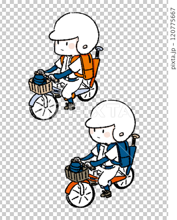 騎自行車的棒球男孩 120775667