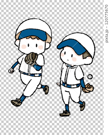 Baseball boys chatting Baseball boys chatting 120775670