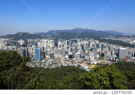 View of Seoul from Namsan Mountain View of Seoul from Namsan Mountain 120776208