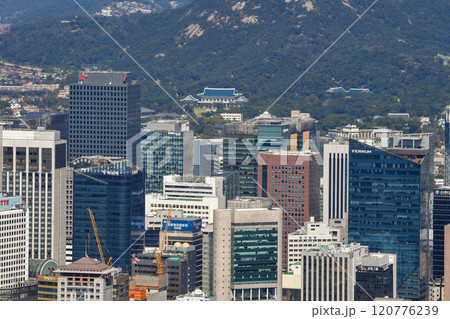 View of Seoul from Namsan Mountain View of Seoul from Namsan Mountain 120776239