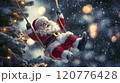 サンタクロースのクリスマス風壁紙 120776428