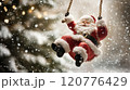 サンタクロースのクリスマス風壁紙 120776429