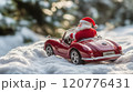 サンタクロースのクリスマス風壁紙 120776431