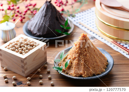 赤味噌と白味噌 ( あわせ味噌 ) 赤味噌と白味噌 ( あわせ味噌 ) 120777570