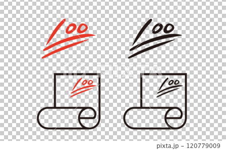 100分答案卡 120779009