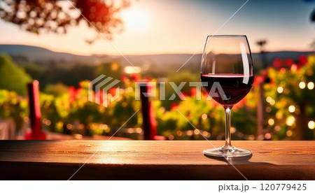 庭とワイン 庭とワイン 120779425