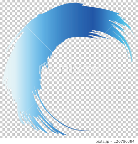 強大的大海、漩渦水、波浪噴霧插畫素材向量 120780394