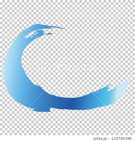 強大的大海、漩渦水、波浪噴霧插畫素材向量 120780396