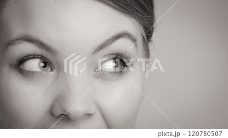 Woman eyes closeup with make up. Woman eyes closeup with make up. 120780507