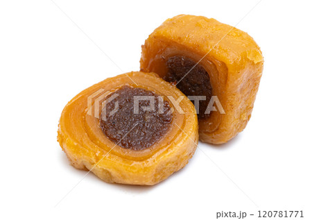 sweet dessert with honey mabrume 120781771