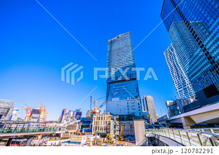 日本の東京都市景観師走・廃墟のような光景…さよなら渋谷駅西口…そして新時代へ…希望の光=12月1日 日本の東京都市景観師走・廃墟のような光景…さよなら渋谷駅西口…そして新時代へ…希望の光=12月1日 120782291