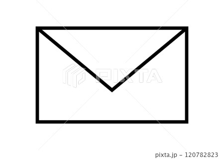 シンプルなメールのアイコン 120782823