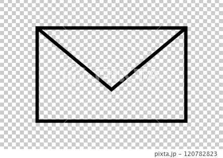 シンプルなメールのアイコン 120782823