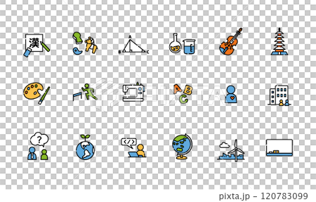 國中班級科目科目圖標 120783099