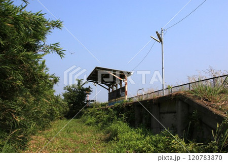 旧鹿島鉄道 小川高校下駅の風景 120783870