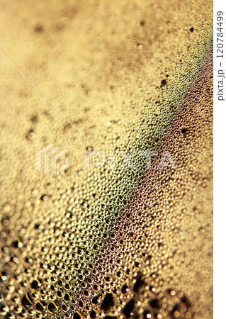 Tiny Bubbles on a Colour Background Condensation Gold Steam Water Tiny Bubbles on a Colour Background Condensation Gold Steam Water 120784499