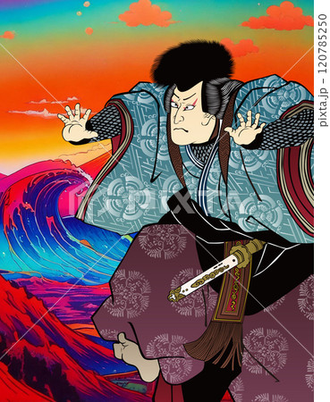 カラフルな石川五右衛門(背景:生成AI) カラフルな石川五右衛門(背景:生成AI) 120785250