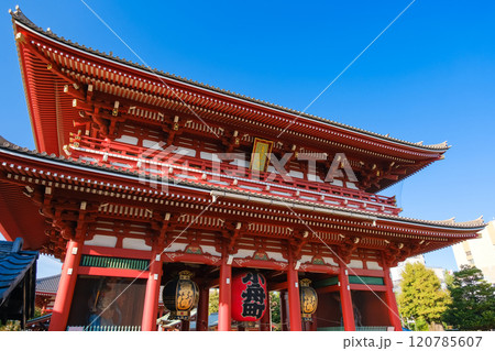 東京都台東区 浅草寺 宝蔵門 120785607
