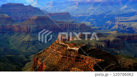 Hazy Sky Day At The Grand Canyon Arizona Hazy Sky Day At The Grand Canyon Arizona 120786062