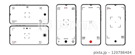 Camera app interface with adjustable zoom and frame Camera app interface with adjustable zoom and frame 120786484