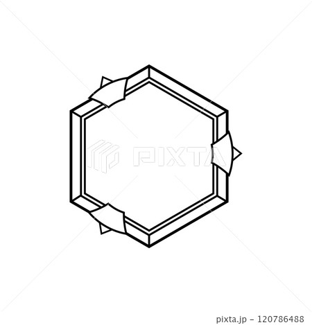 Mystic hex with sacred and alchemical symbols. Mystic hex with sacred and alchemical symbols. 120786488