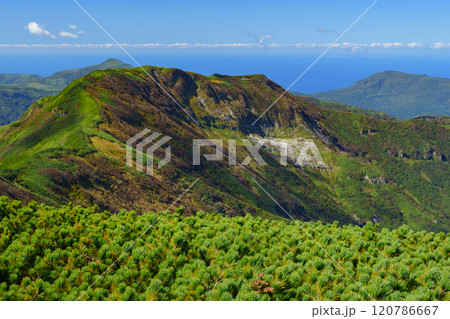 暑寒別岳登山　秋の北海道の絶景 日本二百名山 120786667