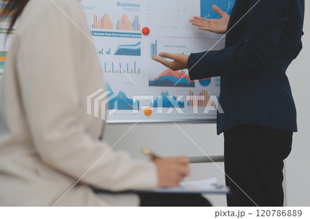 Business Documents, Auditor businesswoman checking searching document legal prepare paperwork or report for analysis TAX time,accountant Documents data contract partner deal in workplace office 120786889
