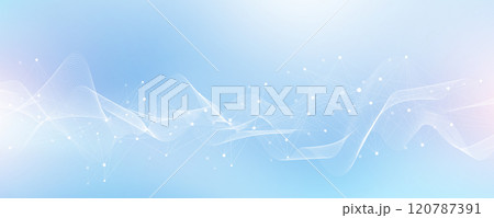 Global network connection banner design template. Header social network communication in the global business concept. Big data visualization. Internet technology 120787391