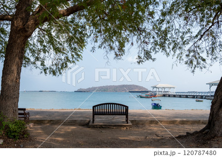 Atsadang Bridge view point at Koh Sichang , Chonburi province, Thailand. Atsadang Bridge view point at Koh Sichang , Chonburi province, Thailand. 120787480