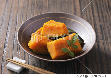 カボチャの煮付け カボチャの煮付け 120788216