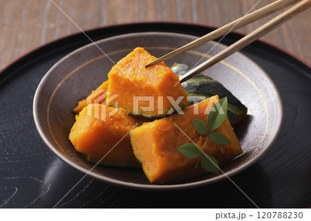 カボチャの煮付け カボチャの煮付け 120788230