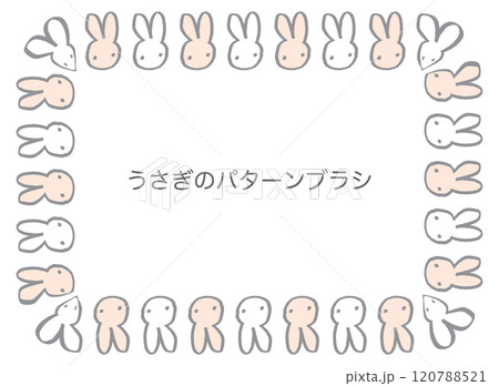 うさぎのフレーム 120788521