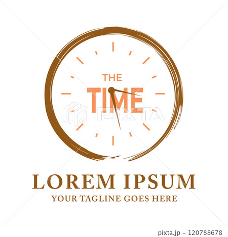 Clock Hours Dinner Time Cafe Restaurant Food Illustration Vector Design Clock Hours Dinner Time Cafe Restaurant Food Illustration Vector Design 120788678