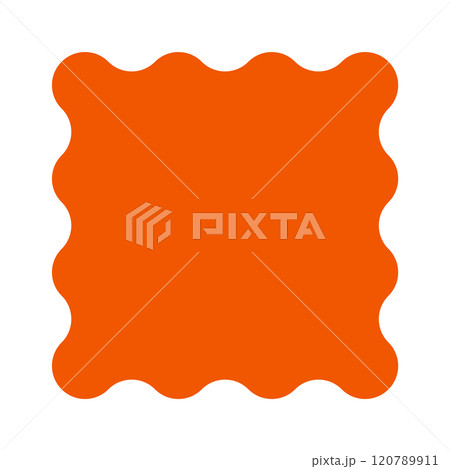 Square shape sticky badge label Square shape sticky badge label 120789911