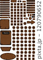 Interface 2d game. Buttons for the program. 120790652