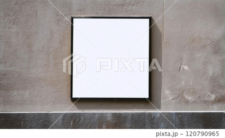 Close-Up of an Advertisement Poster on a Wall 120790965