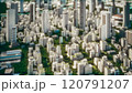 Modern ecological city from aerial view. Modern city and environmental technology concept.  120791207