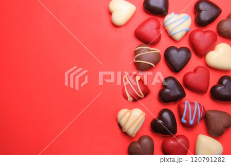 バレンタイン 23 ハート型の手作りチョコ バレンタイン 23 ハート型の手作りチョコ 120791282