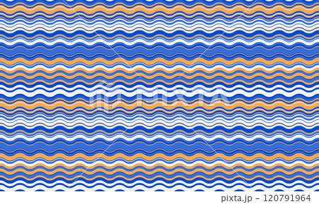 Abstract background with wavy stripes in vibrant colors, creating a rippled, liquid effect. Smooth curves and textured lines add elegance, vitality, and creativity. Ideal for wallpaper or textile. Abstract background with wavy stripes in vibrant colors, creating a rippled, liquid effect. Smooth curves and textured lines add elegance, vitality, and creativity. Ideal for wallpaper or textile. 120791964