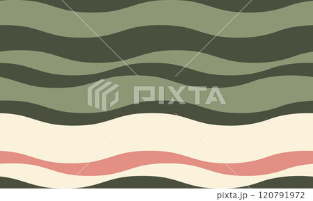 Abstract background with wavy stripes in vibrant colors, creating a rippled, liquid effect. Smooth curves and textured lines add elegance, vitality, and creativity. Ideal for wallpaper or textile. Abstract background with wavy stripes in vibrant colors, creating a rippled, liquid effect. Smooth curves and textured lines add elegance, vitality, and creativity. Ideal for wallpaper or textile. 120791972