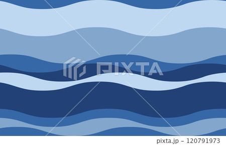 Abstract background with wavy stripes in vibrant colors, creating a rippled, liquid effect. Smooth curves and textured lines add elegance, vitality, and creativity. Ideal for wallpaper or textile. 120791973