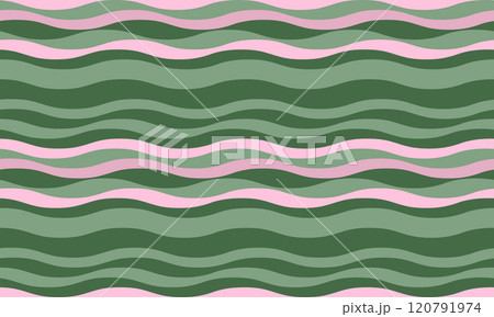 Abstract background with wavy stripes in vibrant colors, creating a rippled, liquid effect. Smooth curves and textured lines add elegance, vitality, and creativity. Ideal for wallpaper or textile. Abstract background with wavy stripes in vibrant colors, creating a rippled, liquid effect. Smooth curves and textured lines add elegance, vitality, and creativity. Ideal for wallpaper or textile. 120791974