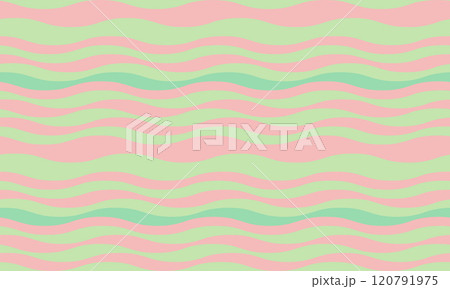 Abstract background with wavy stripes in vibrant colors, creating a rippled, liquid effect. Smooth curves and textured lines add elegance, vitality, and creativity. Ideal for wallpaper or textile. Abstract background with wavy stripes in vibrant colors, creating a rippled, liquid effect. Smooth curves and textured lines add elegance, vitality, and creativity. Ideal for wallpaper or textile. 120791975