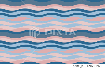 Abstract background with wavy stripes in vibrant colors, creating a rippled, liquid effect. Smooth curves and textured lines add elegance, vitality, and creativity. Ideal for wallpaper or textile. Abstract background with wavy stripes in vibrant colors, creating a rippled, liquid effect. Smooth curves and textured lines add elegance, vitality, and creativity. Ideal for wallpaper or textile. 120791976