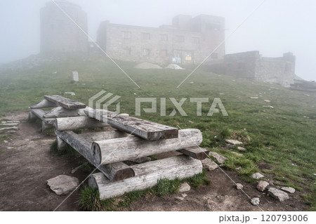 old abandoned observatory on mount Pip Ivan old abandoned observatory on mount Pip Ivan 120793006
