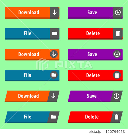 Buttons Vector Buttons Vector 120794058