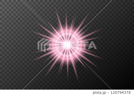 vector illustration of a bright light 120794378