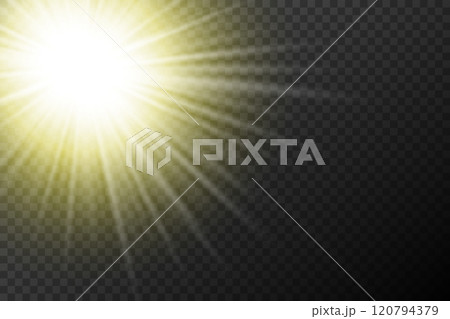 vector illustration of a sun 120794379